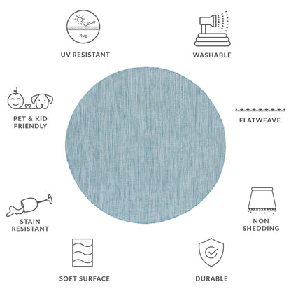 Tapis de jardin imperméable SAFAVIEH Courtyard Ilmur pour intérieur/extérieur