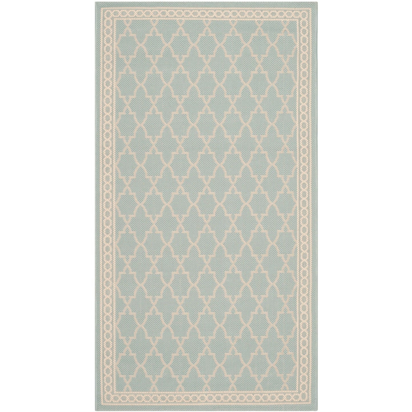 Tapis de jardin imperméable SAFAVIEH Courtyard Janell Trellis pour terrasse ou jardin