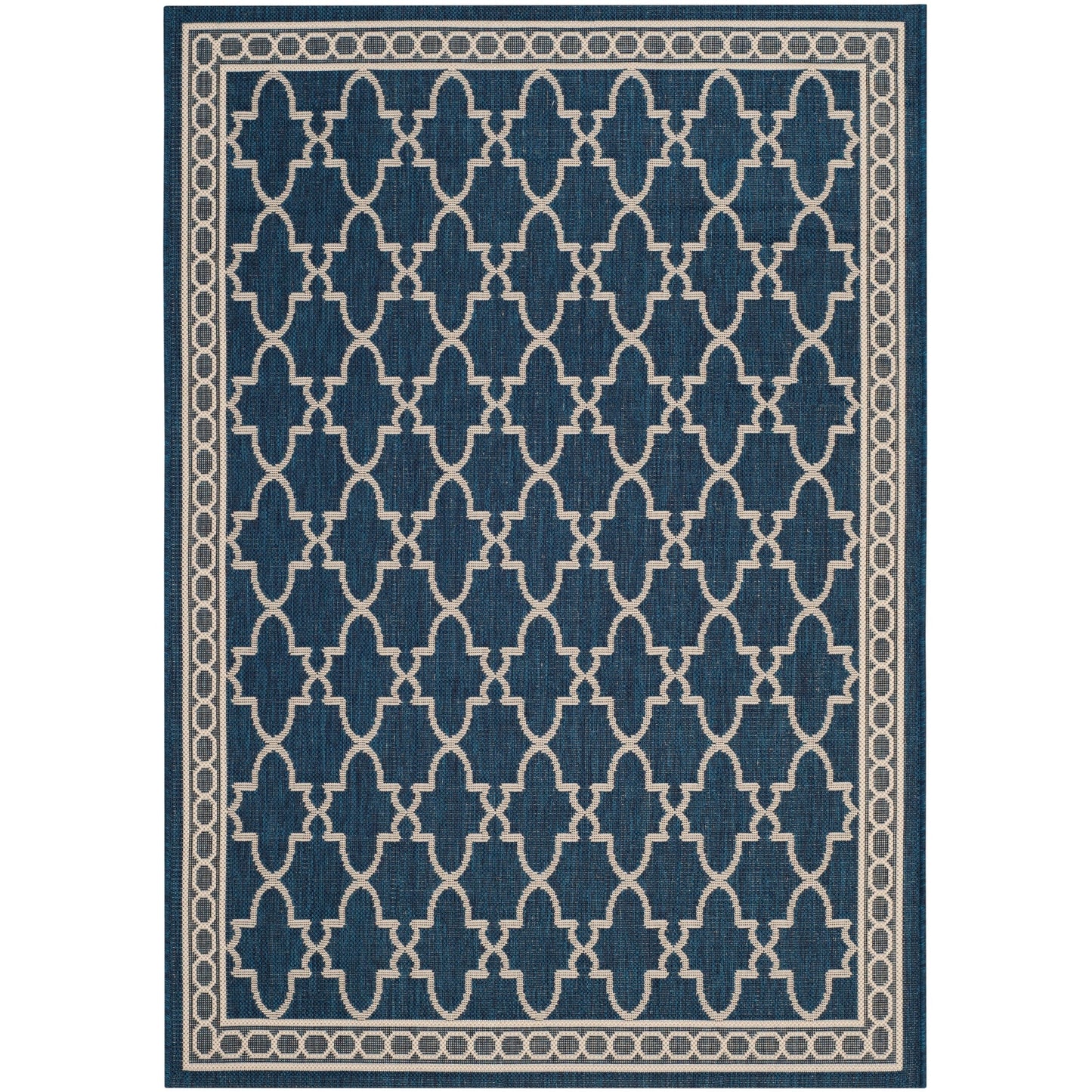 Tapis de jardin imperméable SAFAVIEH Courtyard Janell Trellis pour terrasse ou jardin