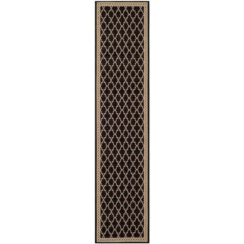 Tapis de jardin imperméable SAFAVIEH Courtyard Janell Trellis pour terrasse ou jardin