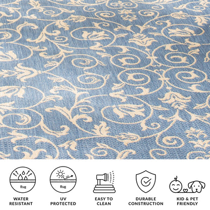 Tapis de jardin/terrasse imperméable SAFAVIEH Courtyard Miljeta