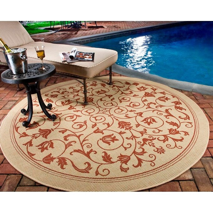 Tapis de jardin/terrasse imperméable SAFAVIEH Courtyard Miljeta
