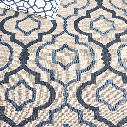 Tapis de jardin imperméable SAFAVIEH Courtyard Oyvor pour intérieur/extérieur