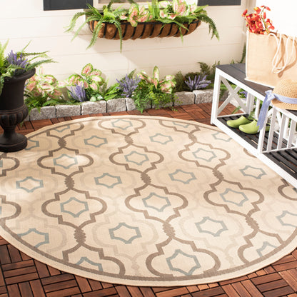 Tapis de jardin imperméable SAFAVIEH Courtyard Oyvor pour intérieur/extérieur