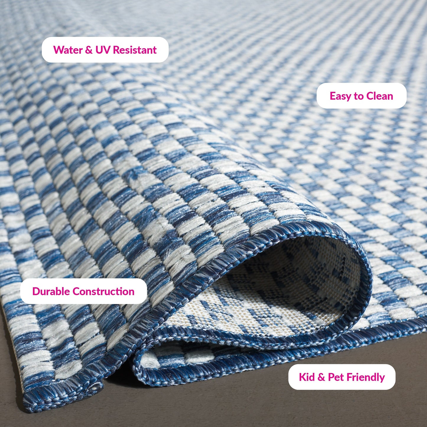 Tapis de jardin imperméable SAFAVIEH Courtyard Ragini pour intérieur/extérieur