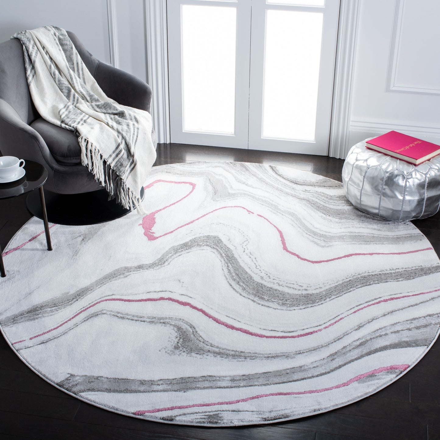 Tapis SAFAVIEH Craft Elvyra à motif marbre abstrait moderne