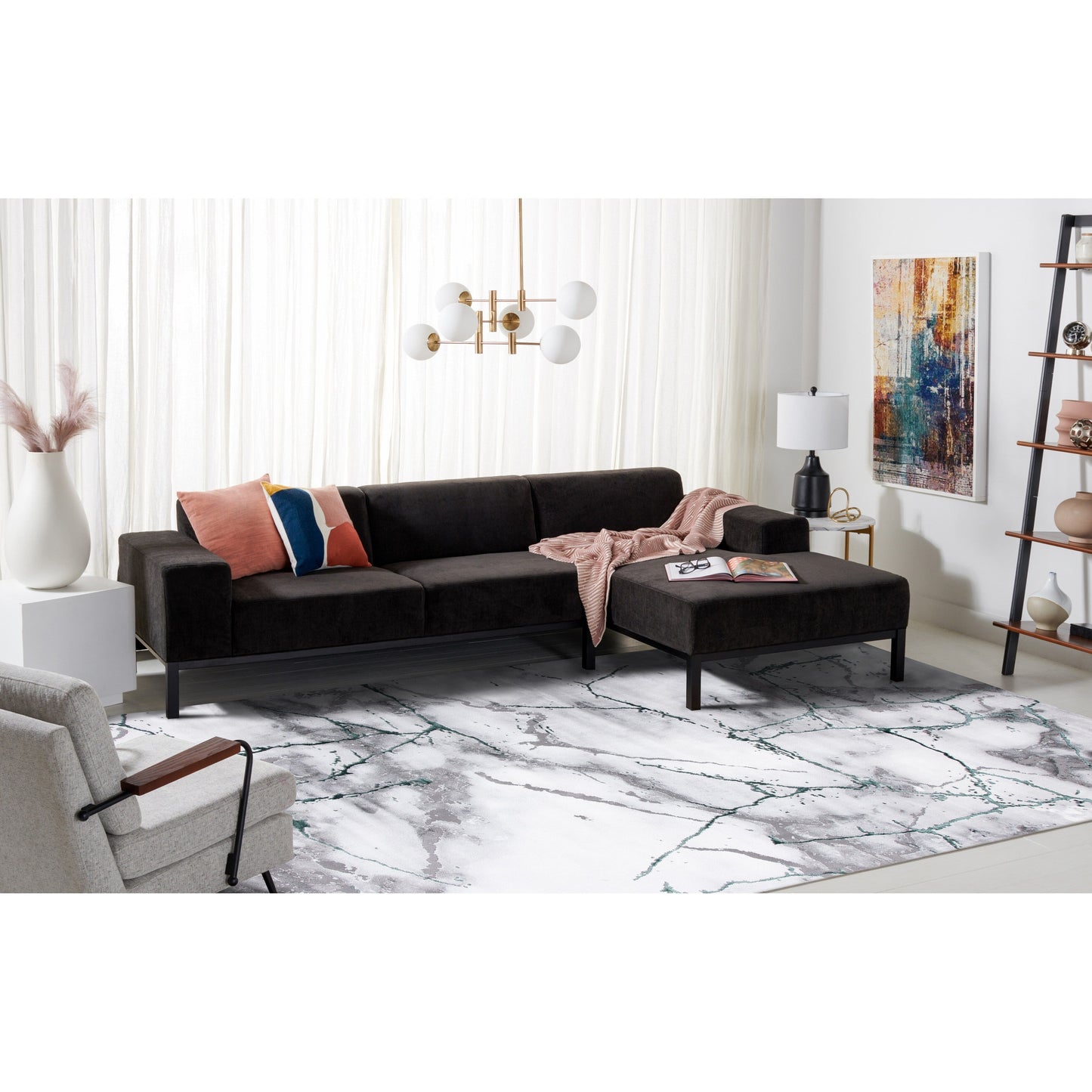 Tapis abstrait moderne SAFAVIEH Craft Miyase