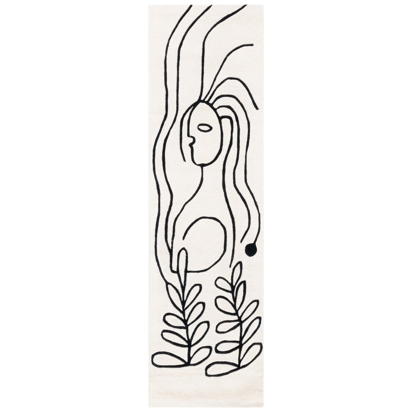 Tapis SAFAVIEH Cyrus Shag Jenica Abstrait 2,5 cm d'épaisseur