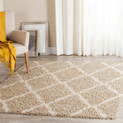 Tapis SAFAVIEH Dallas Shag Darina Trellis de 3,8 cm d'épaisseur