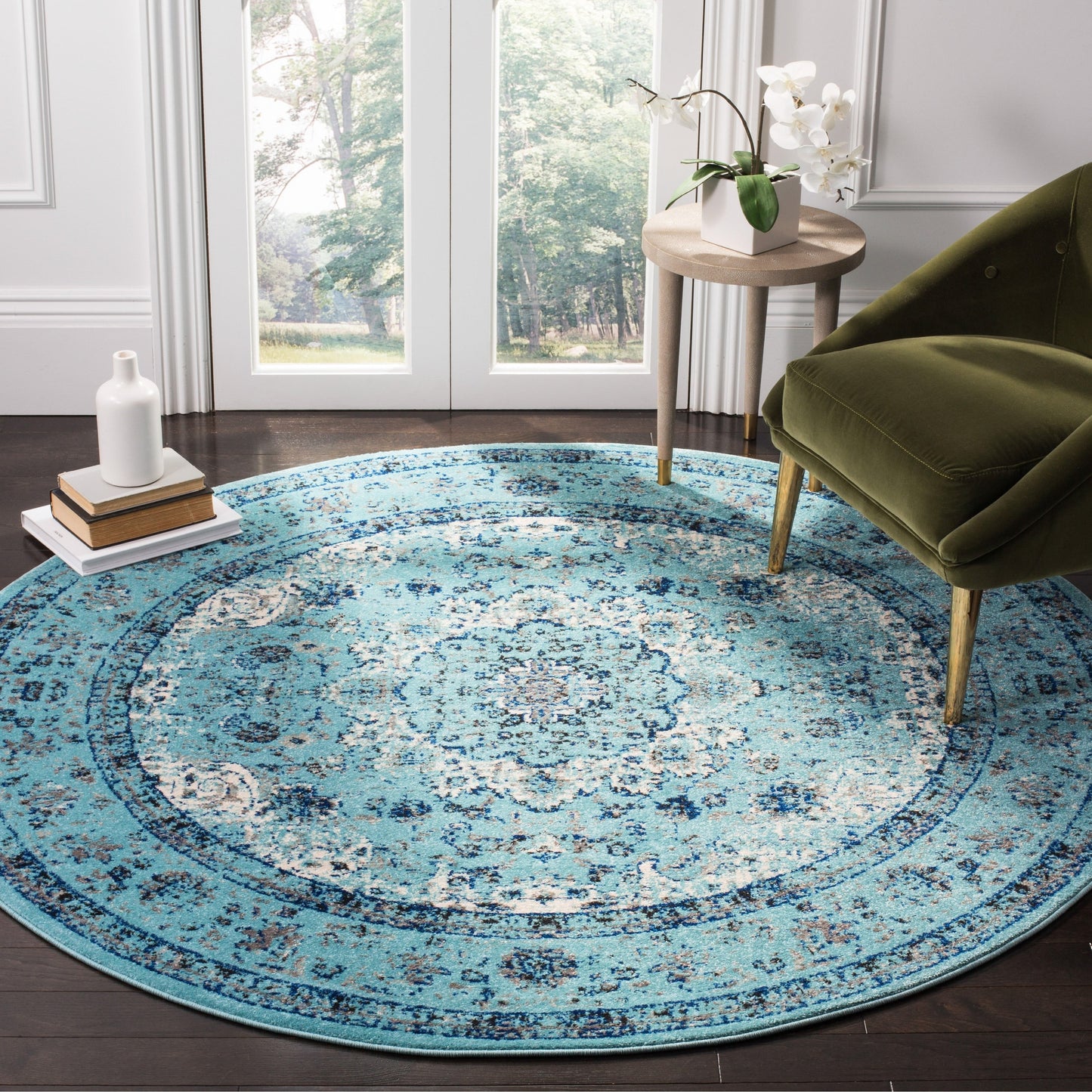 Tapis oriental vintage SAFAVIEH Evoke Jentje style shabby chic