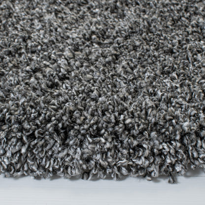 Tapis SAFAVIEH Evolution Shag Fransien uni de 4,6 cm d'épaisseur