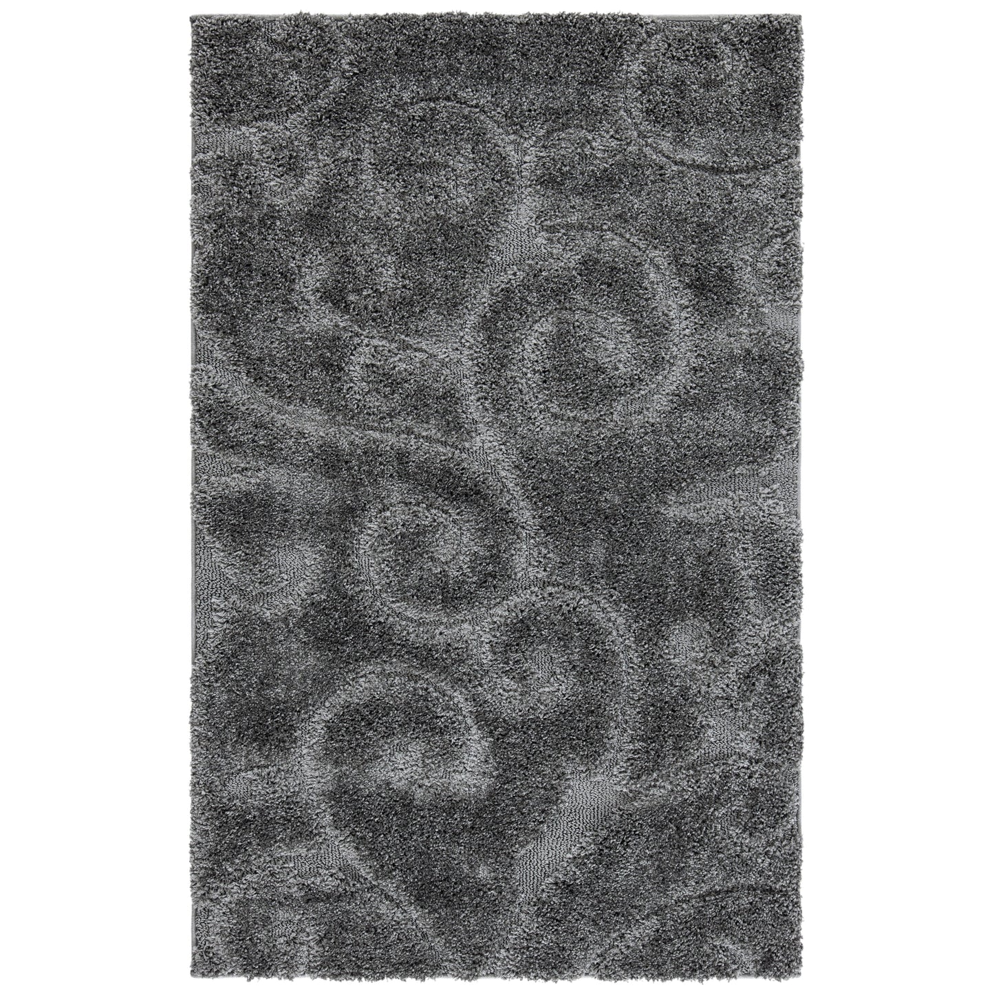 Tapis texturé SAFAVIEH Florida Ryung Shag Scroll de 3 cm d'épaisseur