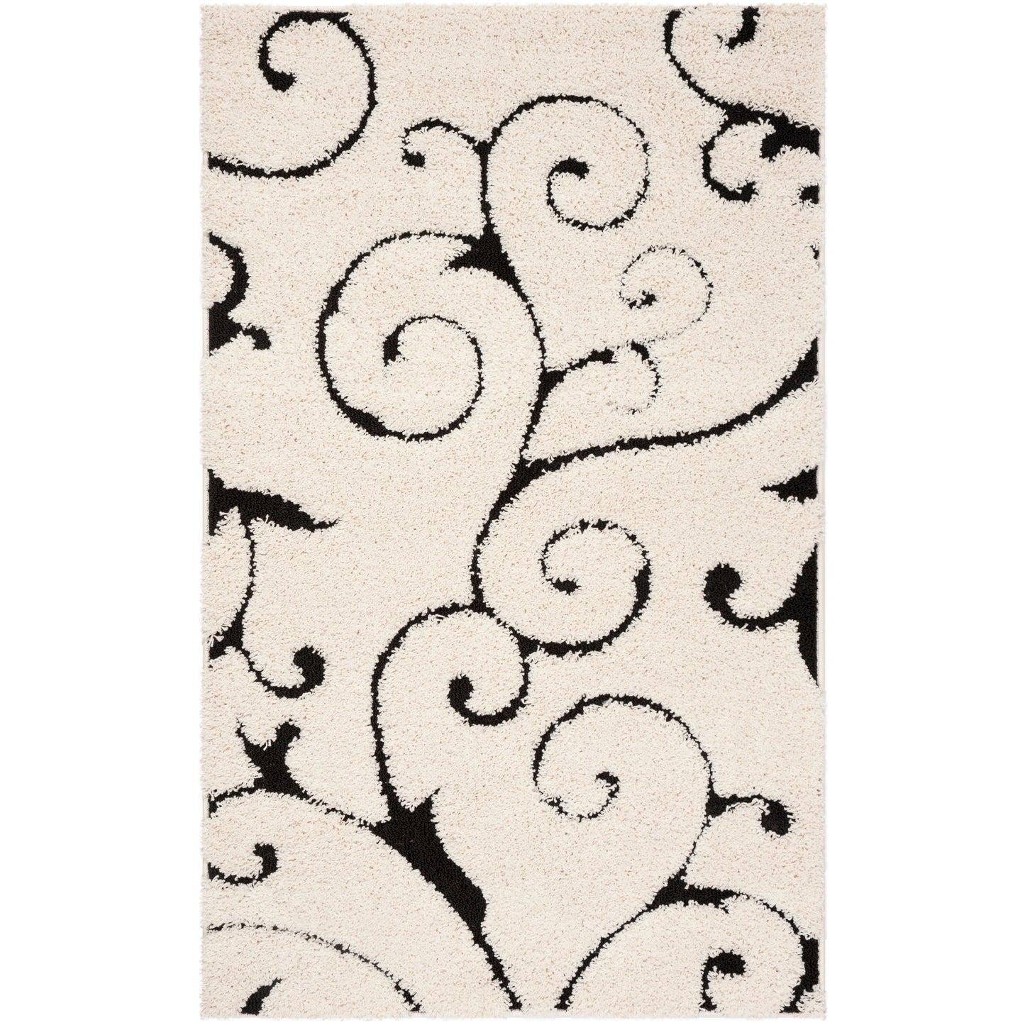 Tapis texturé SAFAVIEH Florida Ryung Shag Scroll de 3 cm d'épaisseur