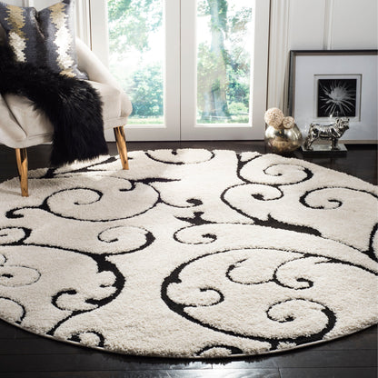 Tapis texturé SAFAVIEH Florida Ryung Shag Scroll de 3 cm d'épaisseur