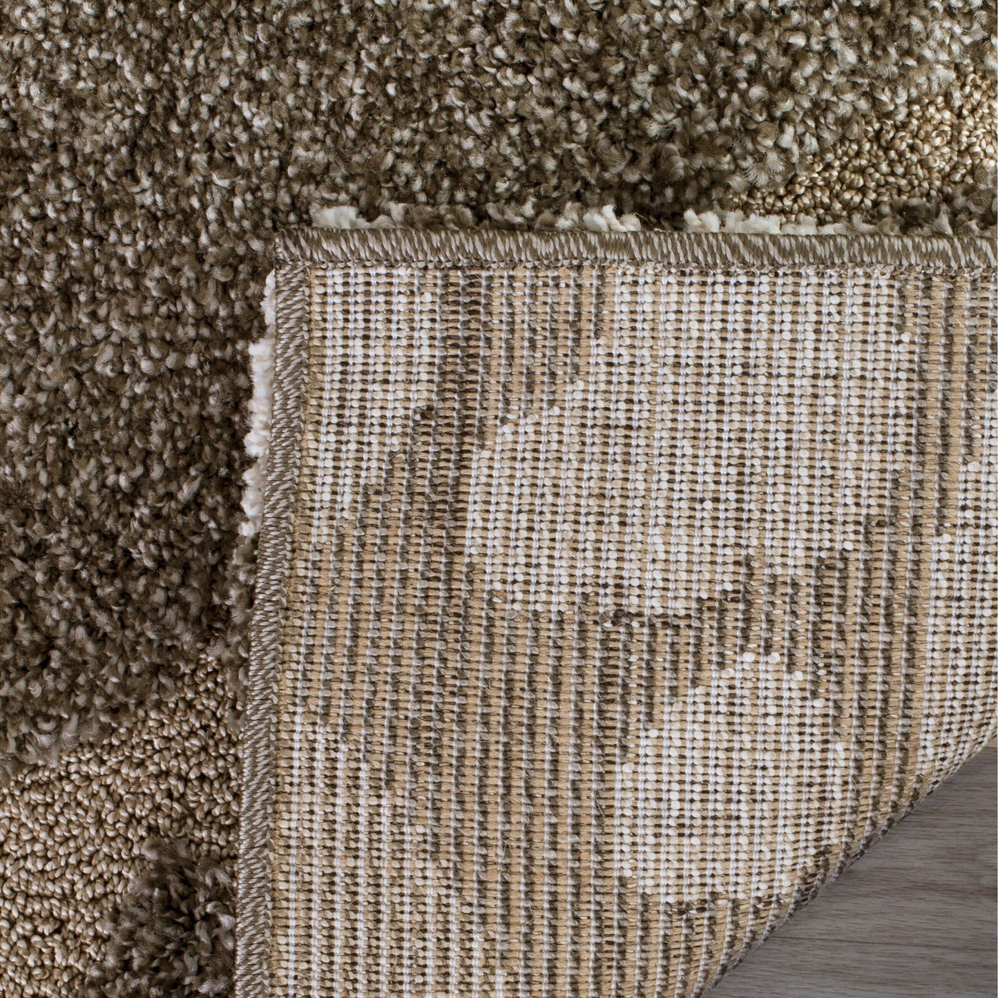 Tapis SAFAVIEH Florida Shag Ariette à motif floral et volutes, d'une épaisseur de 3 cm (1,2 pouce).