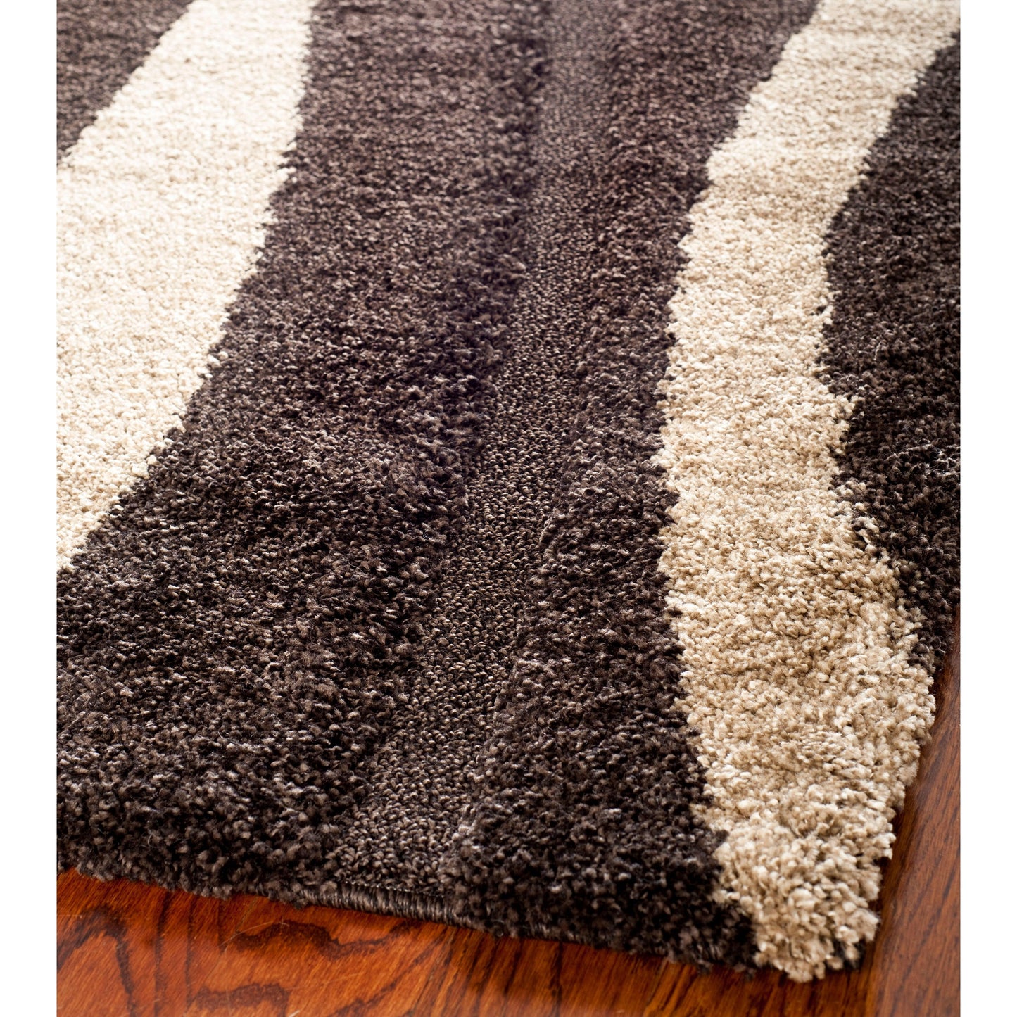 Tapis SAFAVIEH Florida Shag Ariola Stripe de 3 cm d'épaisseur