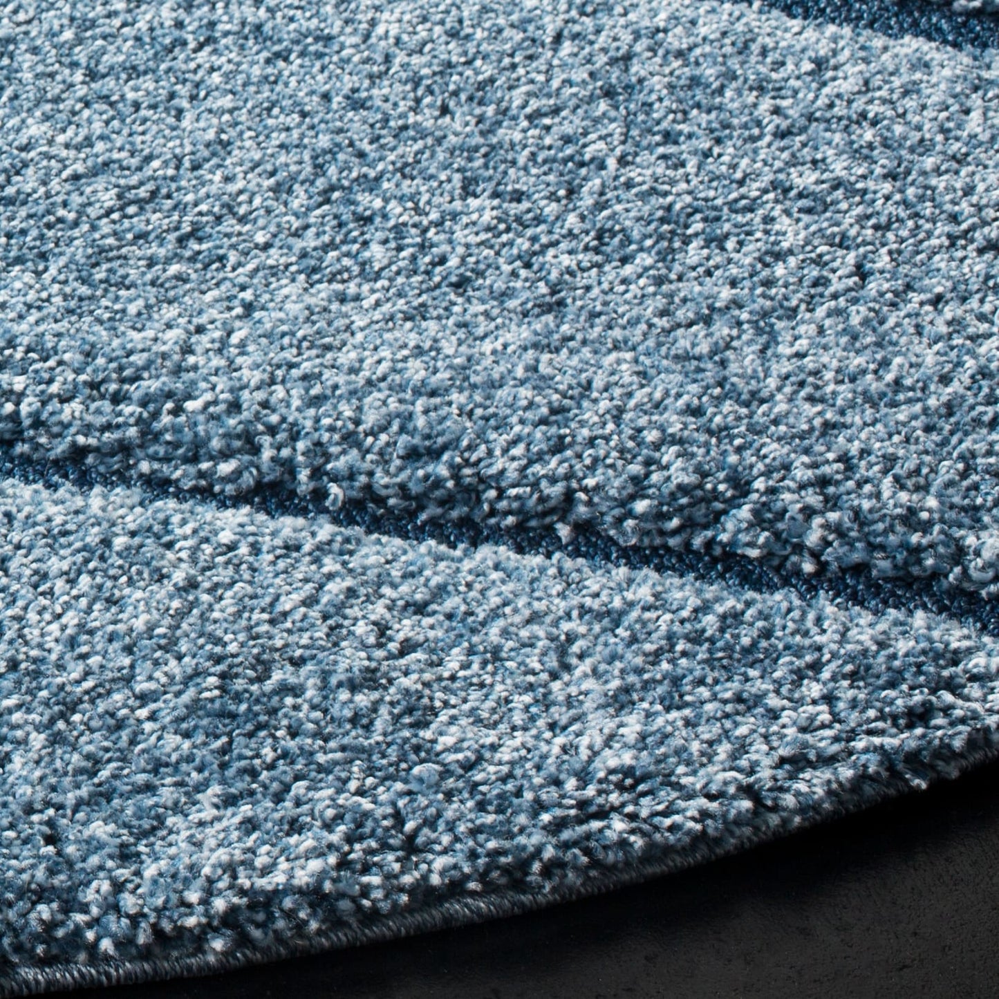 SAFAVIEH Florida Shag Borbala Ondulations douces et sereines, 3 cm d'épaisseur