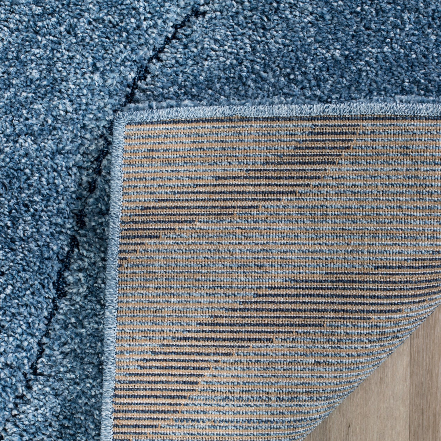 SAFAVIEH Florida Shag Borbala Ondulations douces et sereines, 3 cm d'épaisseur