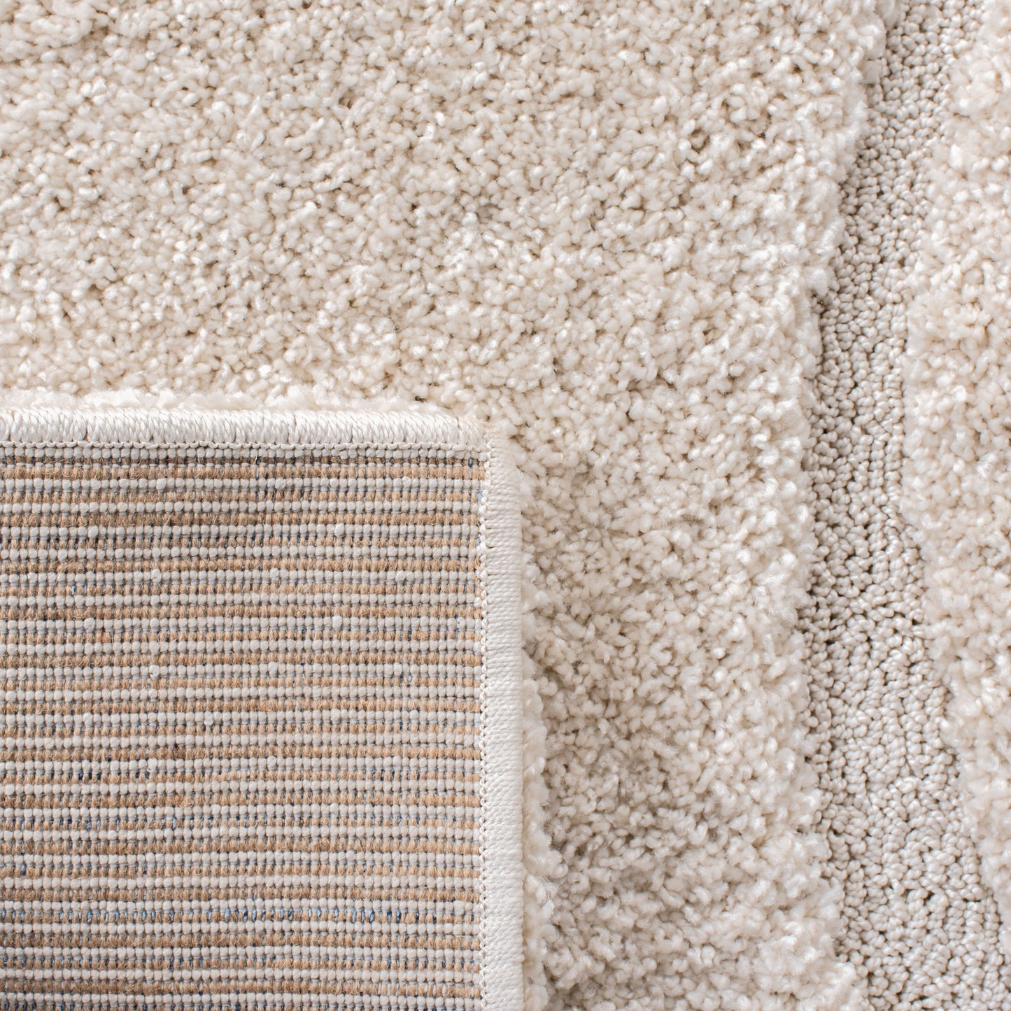 Tapis SAFAVIEH Florida Shag Staka Abstract Waves de 3 cm d'épaisseur