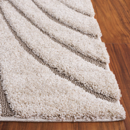 Tapis SAFAVIEH Florida Shag Staka Abstract Waves de 3 cm d'épaisseur