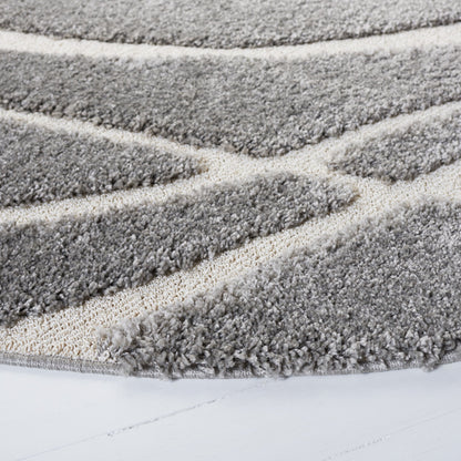 Tapis SAFAVIEH Florida Shag Staka Abstract Waves de 3 cm d'épaisseur