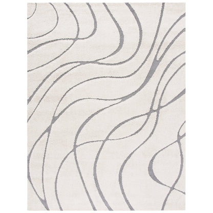 Tapis SAFAVIEH Florida Shag Staka Abstract Waves de 3 cm d'épaisseur
