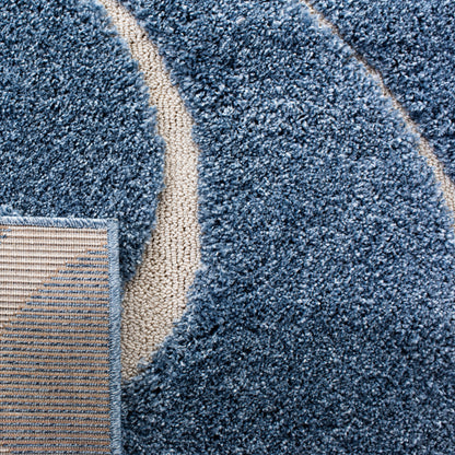 Tapis SAFAVIEH Florida Shag Staka Abstract Waves de 3 cm d'épaisseur