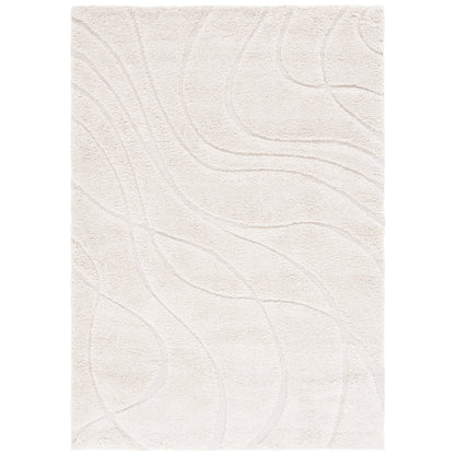 Tapis SAFAVIEH Florida Shag Staka Abstract Waves de 3 cm d'épaisseur