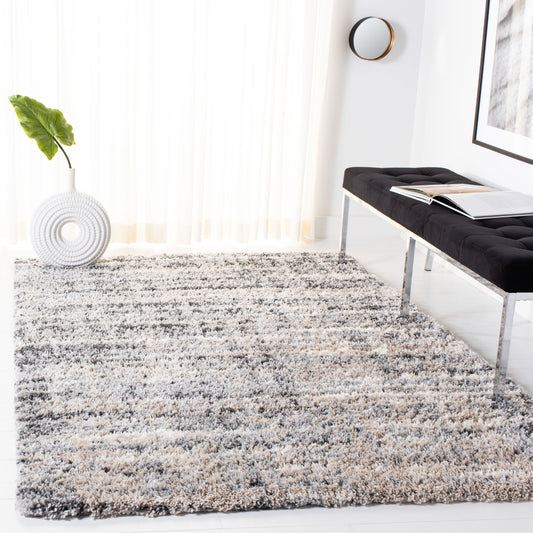 Tapis SAFAVIEH Fontana Shag Lenchen Moderne Abstrait de 5 cm d'épaisseur