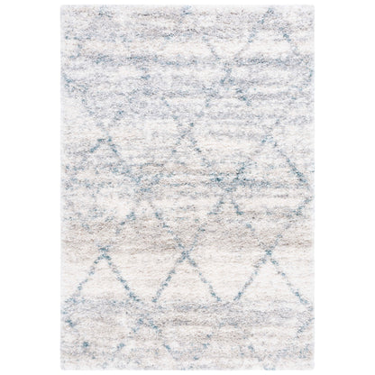 Tapis SAFAVIEH Fontana Shag Marye Modern Trellis de 5 cm d'épaisseur
