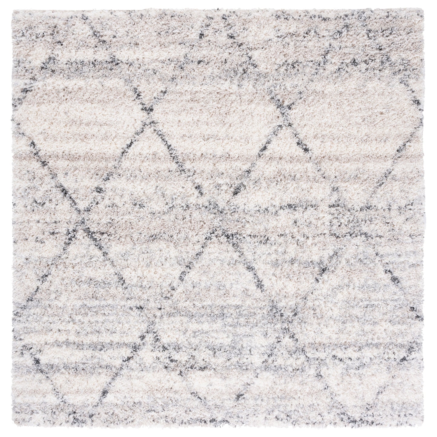Tapis SAFAVIEH Fontana Shag Marye Modern Trellis de 5 cm d'épaisseur