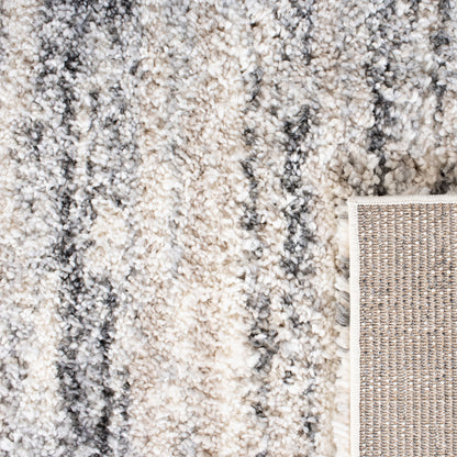 Tapis SAFAVIEH Fontana Shag Mevlide à rayures modernes de 5 cm d'épaisseur