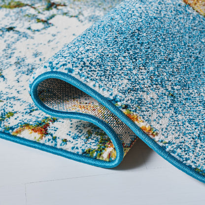 SAFAVIEH Tapis abstrait moderne Glacier Bertille