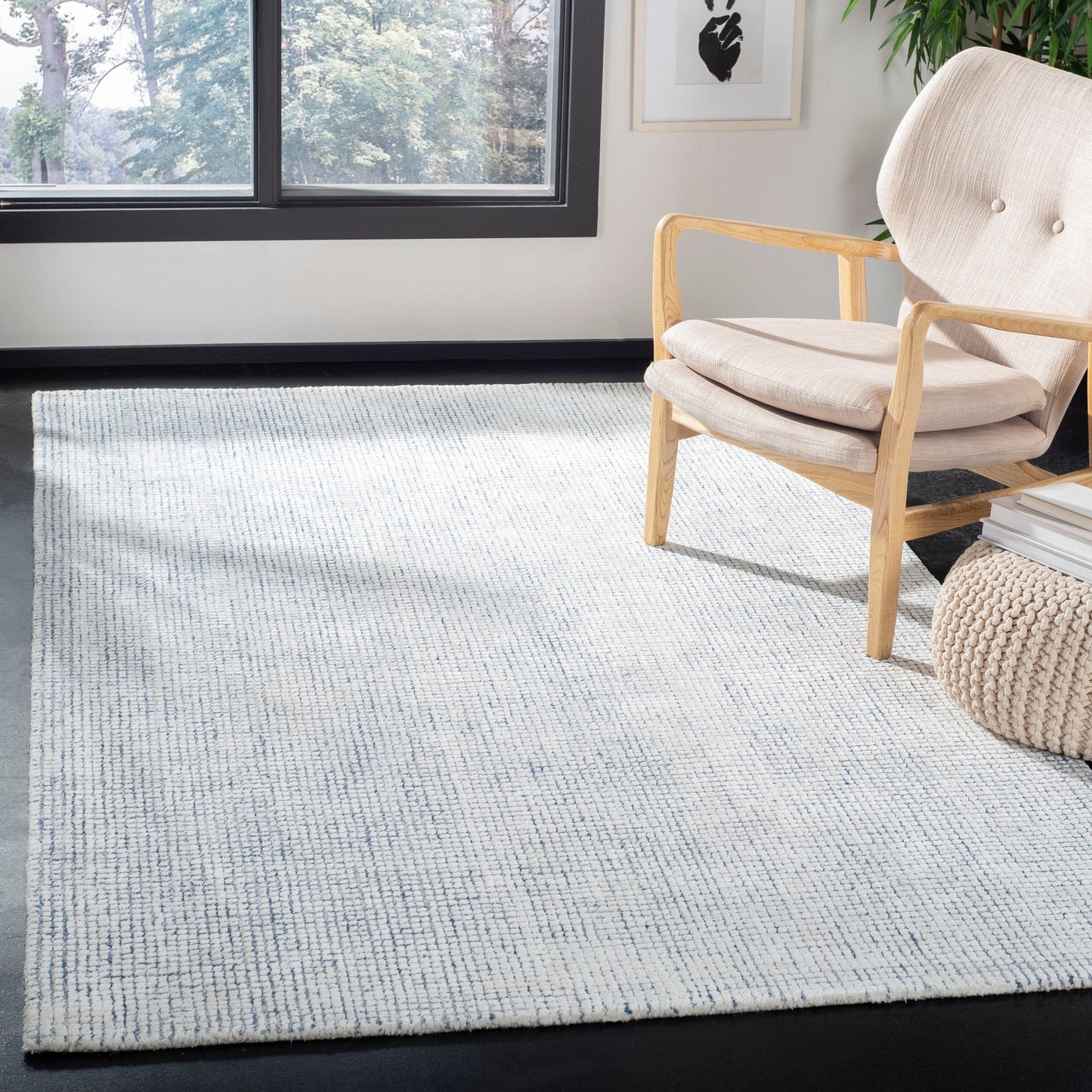 Tapis moderne en viscose SAFAVIEH fait main, abstrait, Marikka