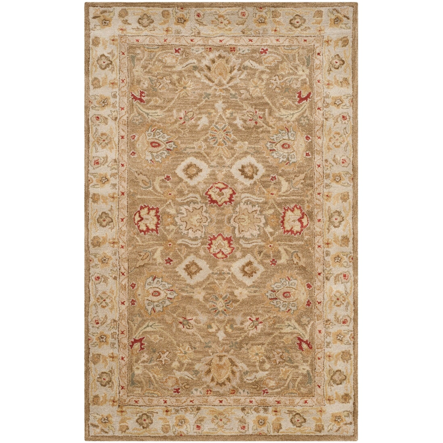 Tapis de sol traditionnel oriental en laine Maysoun fait main SAFAVIEH, style antique