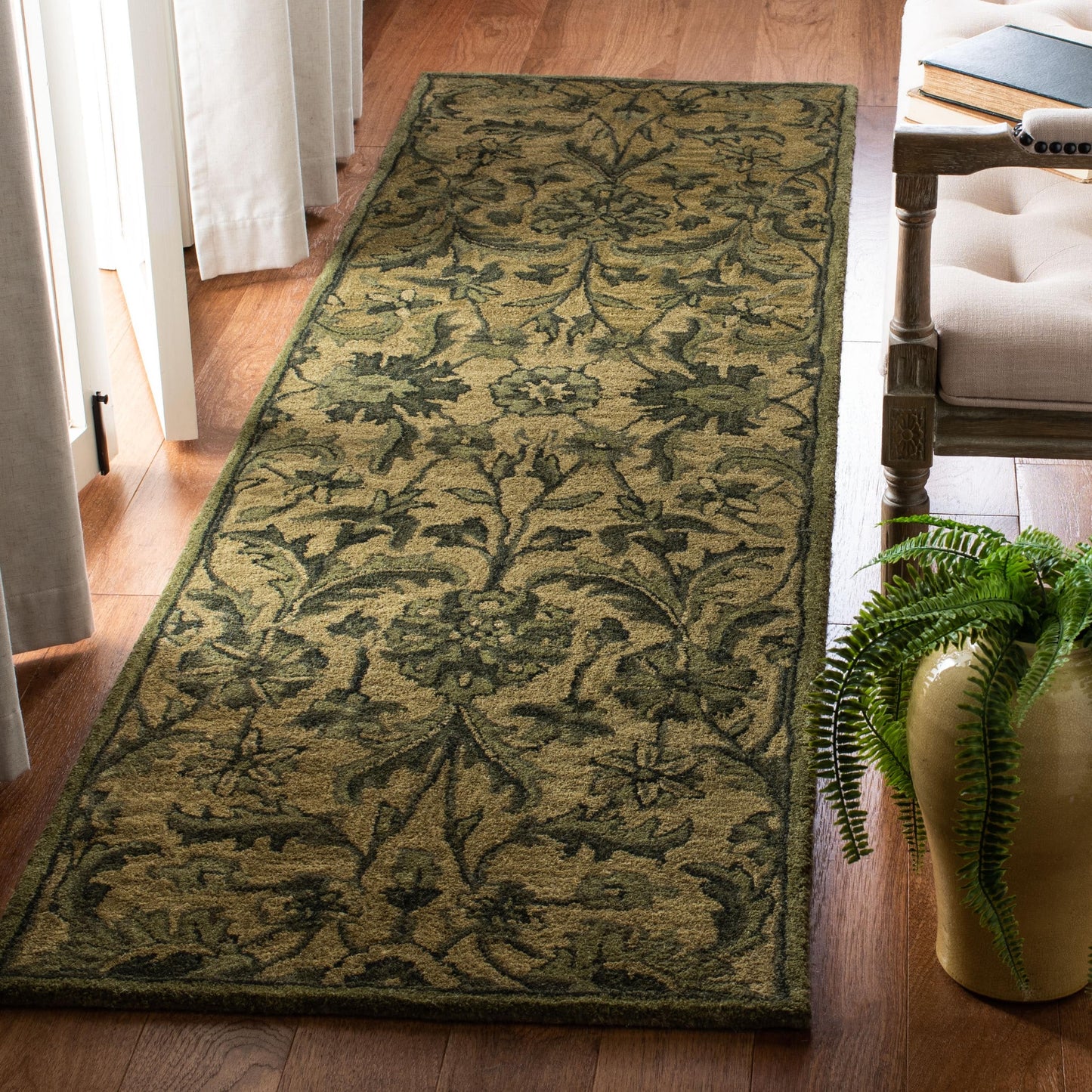 Tapis oriental traditionnel en laine SAFAVIEH fait main, style Rukija antique