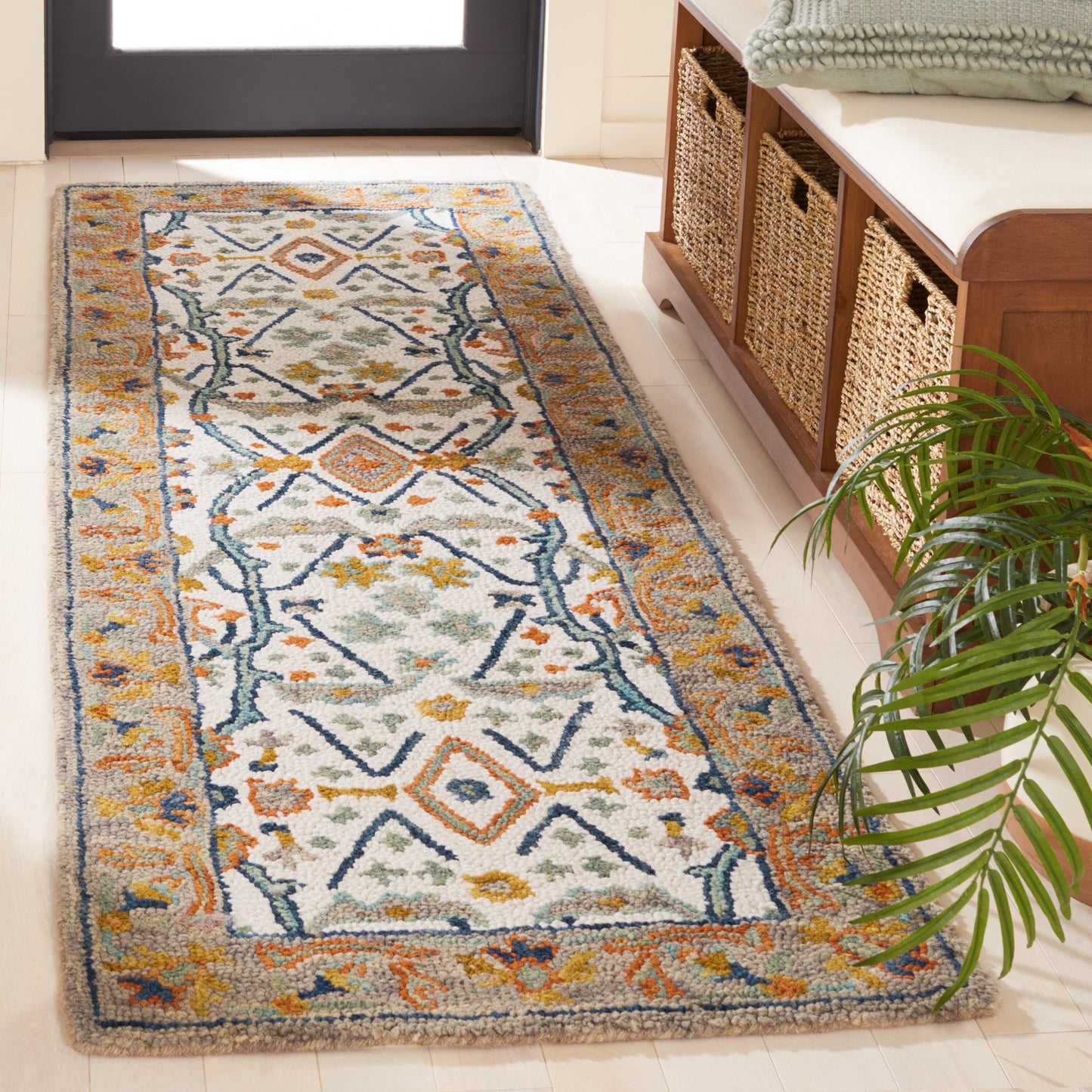 Tapis SAFAVIEH fait main en laine Aspen Elerte Boho Tribal