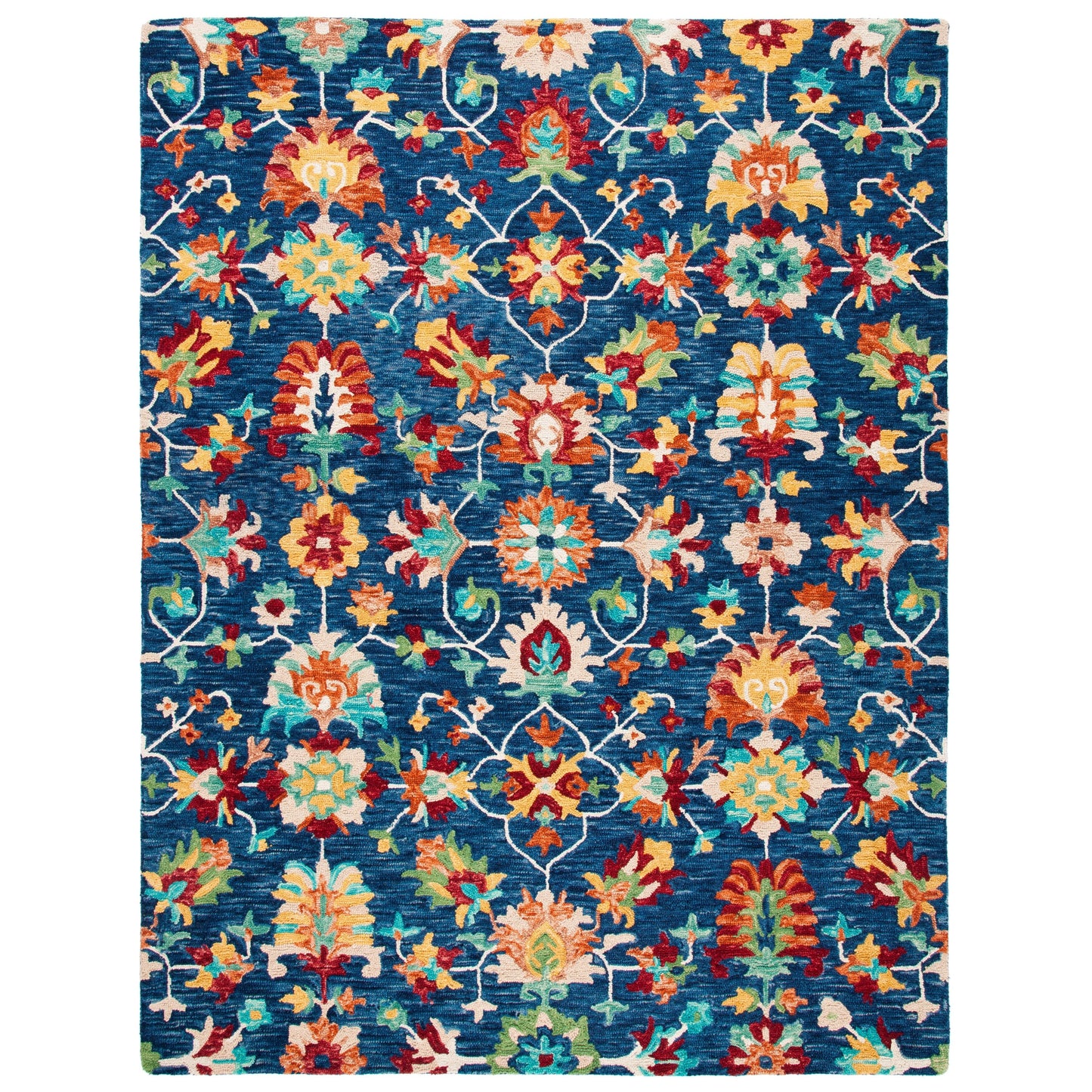 Tapis en laine Aspen Guldeniz Boho Tribal fait main SAFAVIEH
