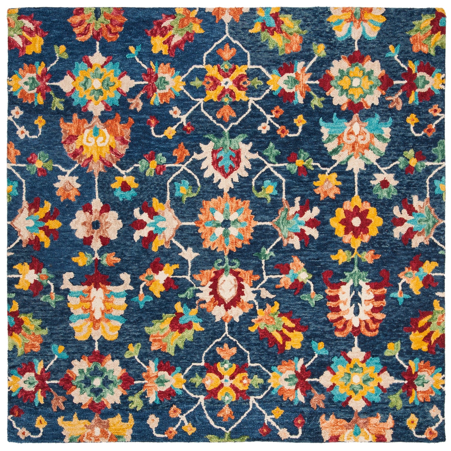 Tapis en laine Aspen Guldeniz Boho Tribal fait main SAFAVIEH