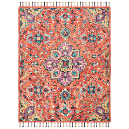 Tapis SAFAVIEH fait main en laine Aspen Irmingard Boho Tribal à médaillon