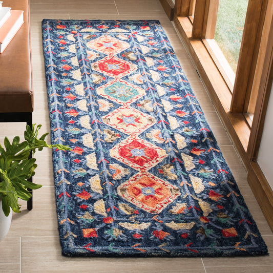 Tapis en laine Aspen Kuang Boho Tribal fait main SAFAVIEH