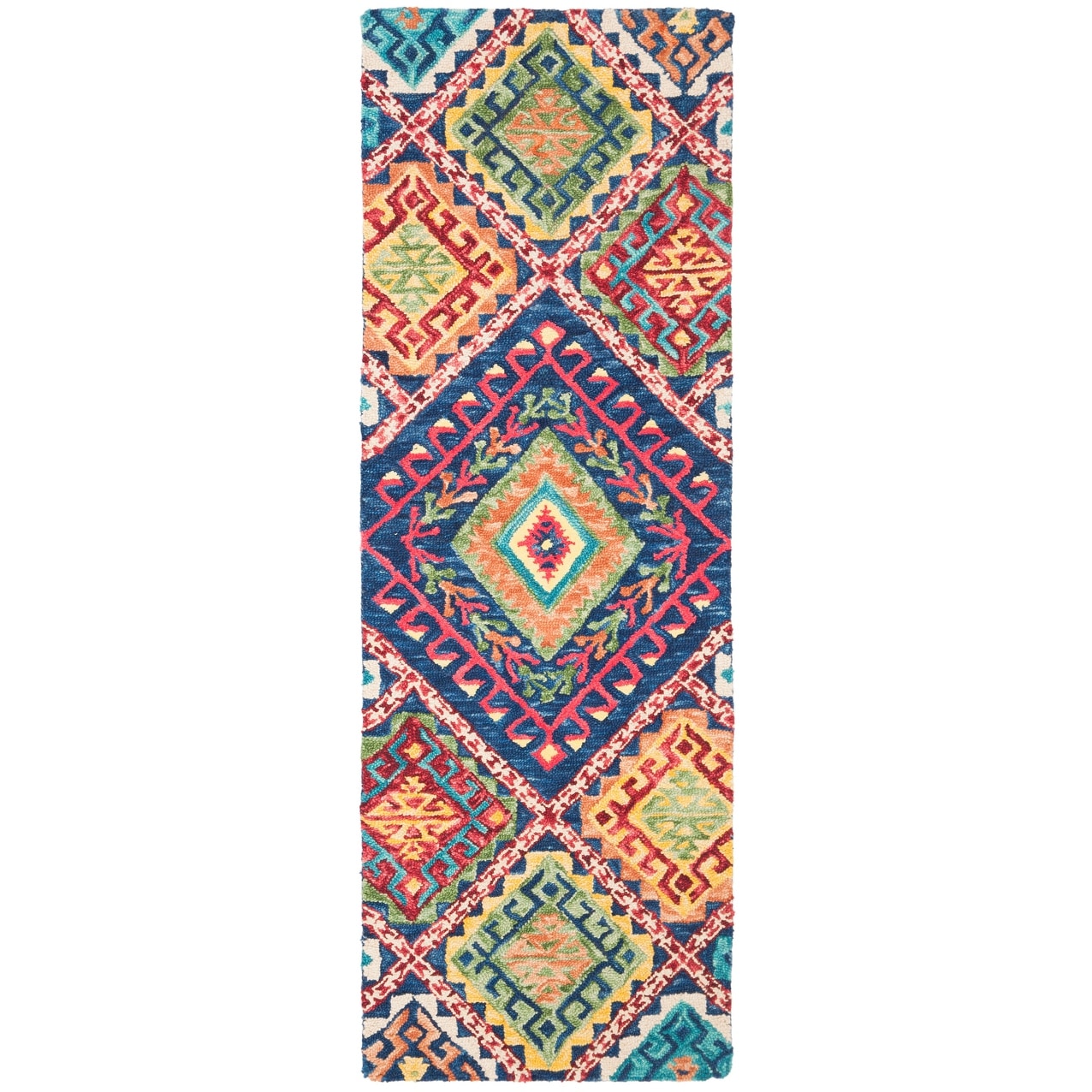 Tapis en laine Aspen Marisca Boho Tribal fait main SAFAVIEH