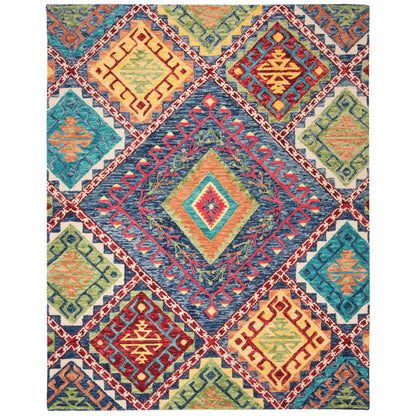Tapis en laine Aspen Marisca Boho Tribal fait main SAFAVIEH
