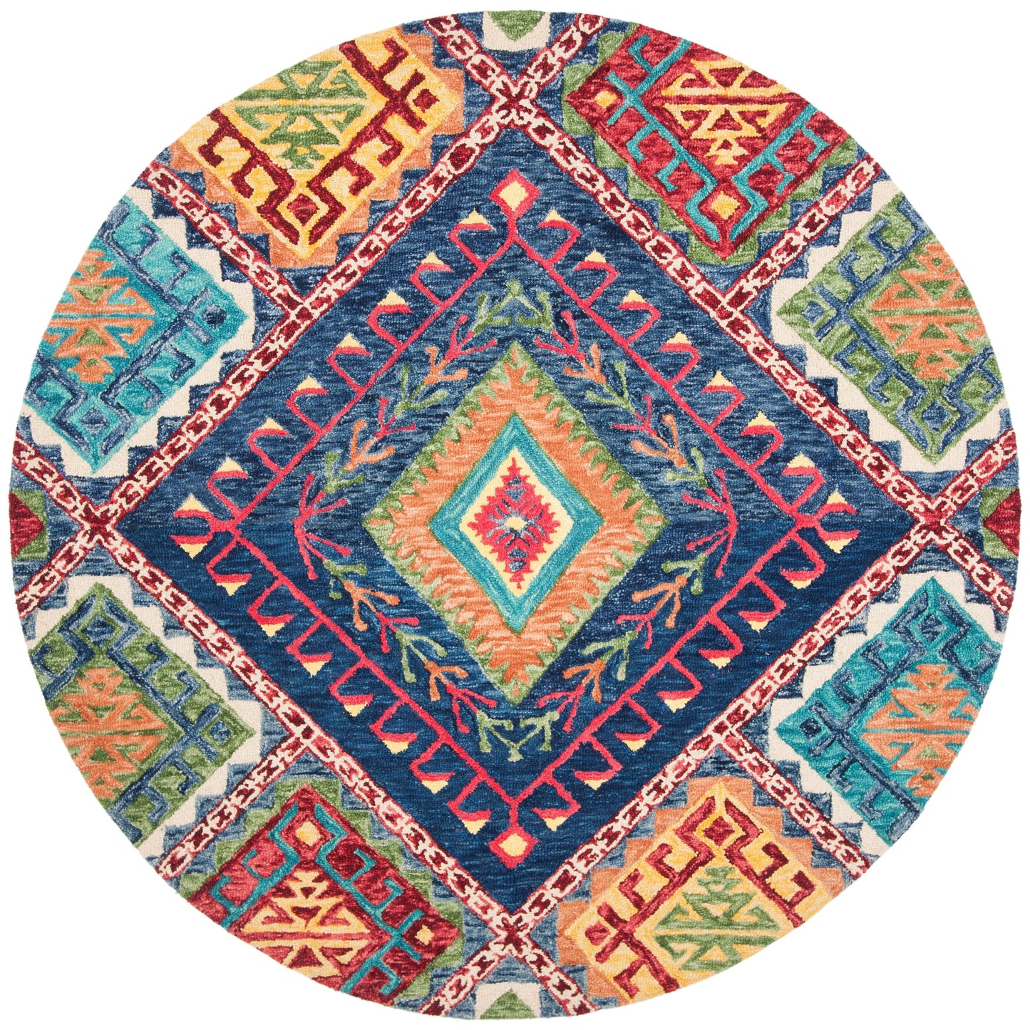 Tapis en laine Aspen Marisca Boho Tribal fait main SAFAVIEH