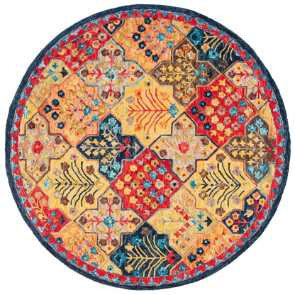 Tapis en laine Aspen Reemtdine Boho Tribal fait main SAFAVIEH