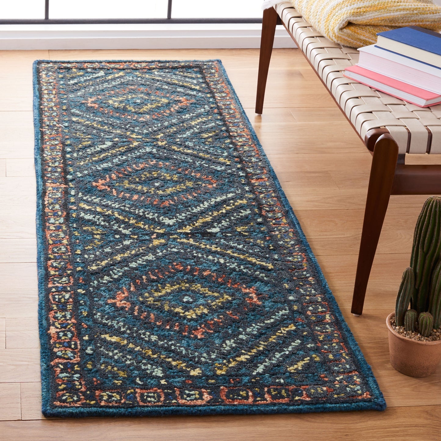 Tapis SAFAVIEH en laine Aspen Wubbine marocain bohème fait main