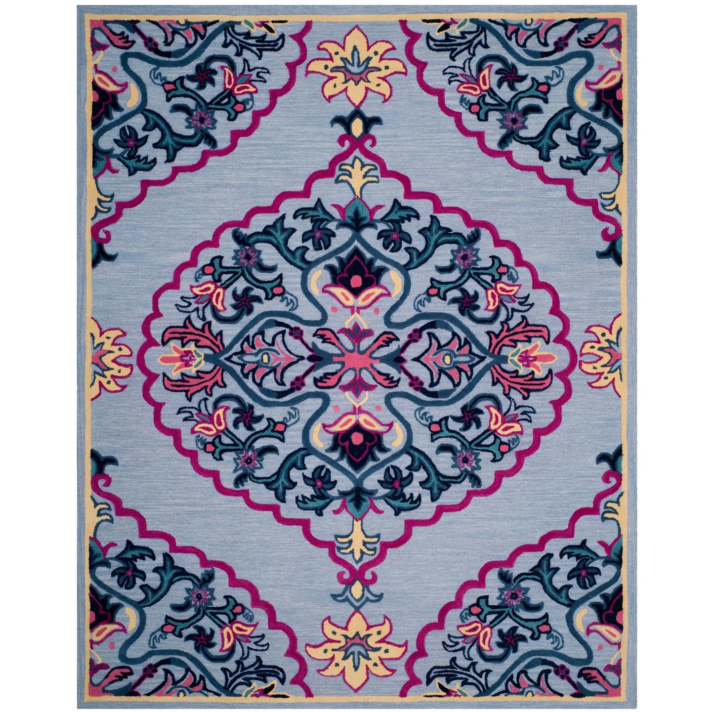 Tapis en laine SAFAVIEH fait main Bellagio Cailin Medallion