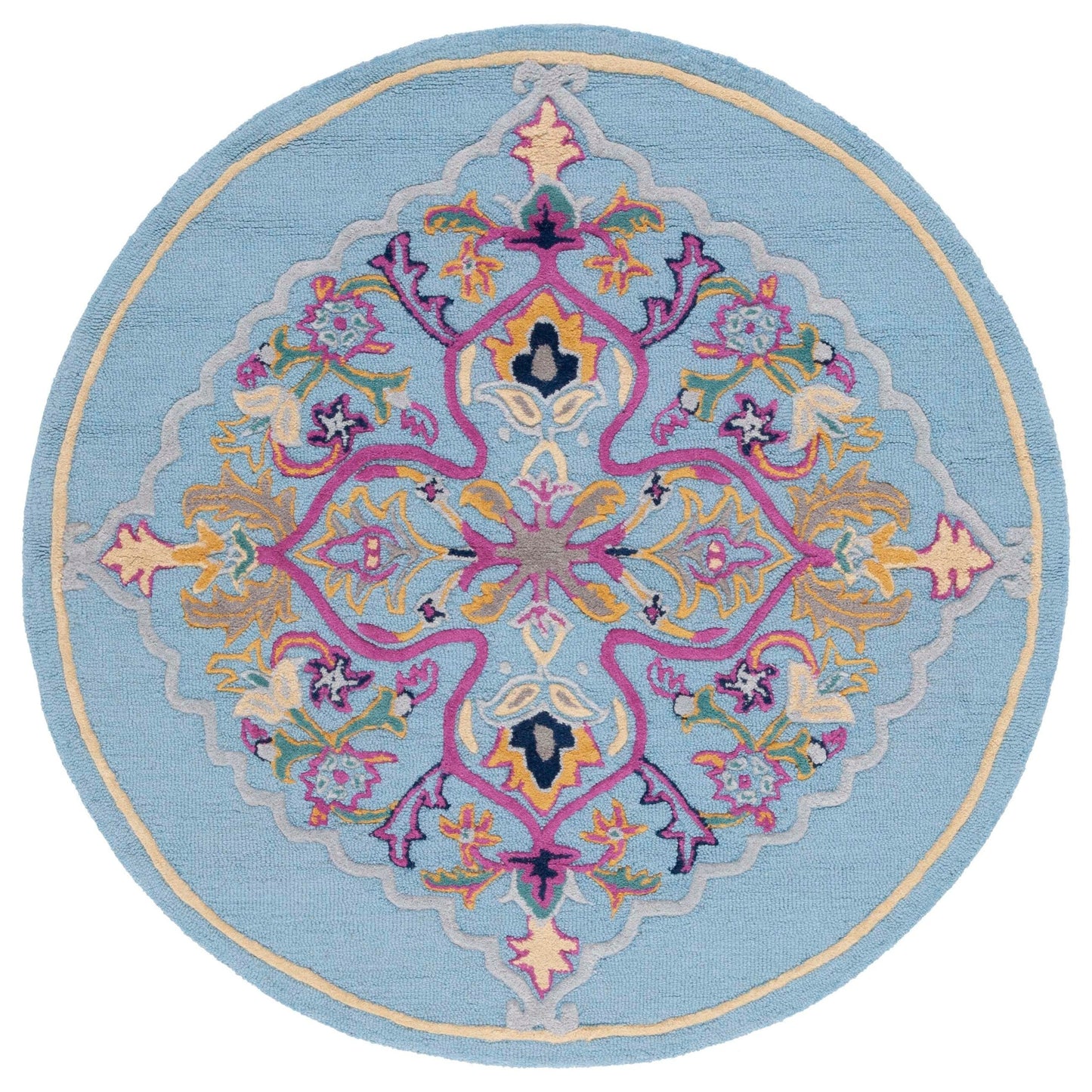 Tapis en laine SAFAVIEH fait main Bellagio Cailin Medallion