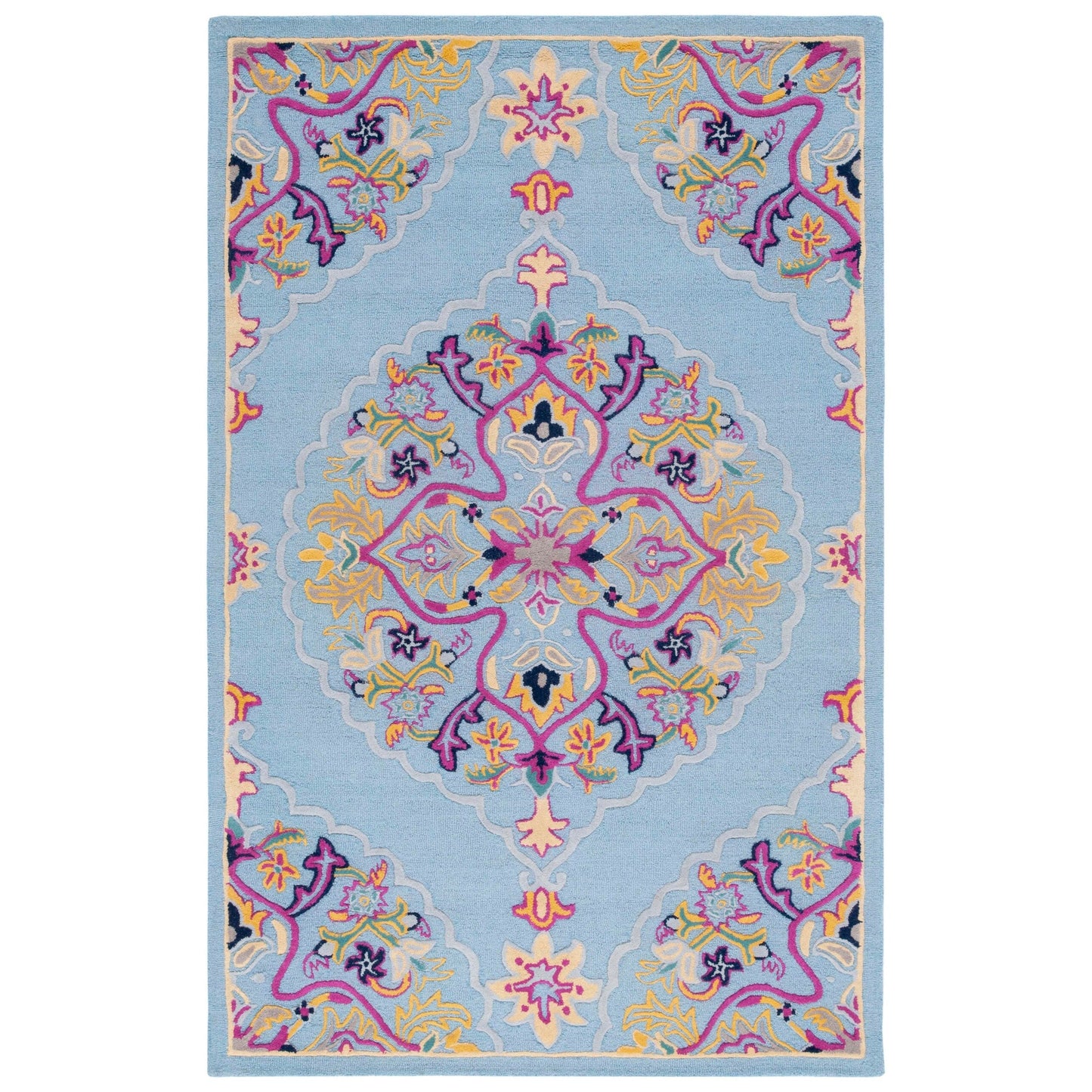 Tapis en laine SAFAVIEH fait main Bellagio Cailin Medallion