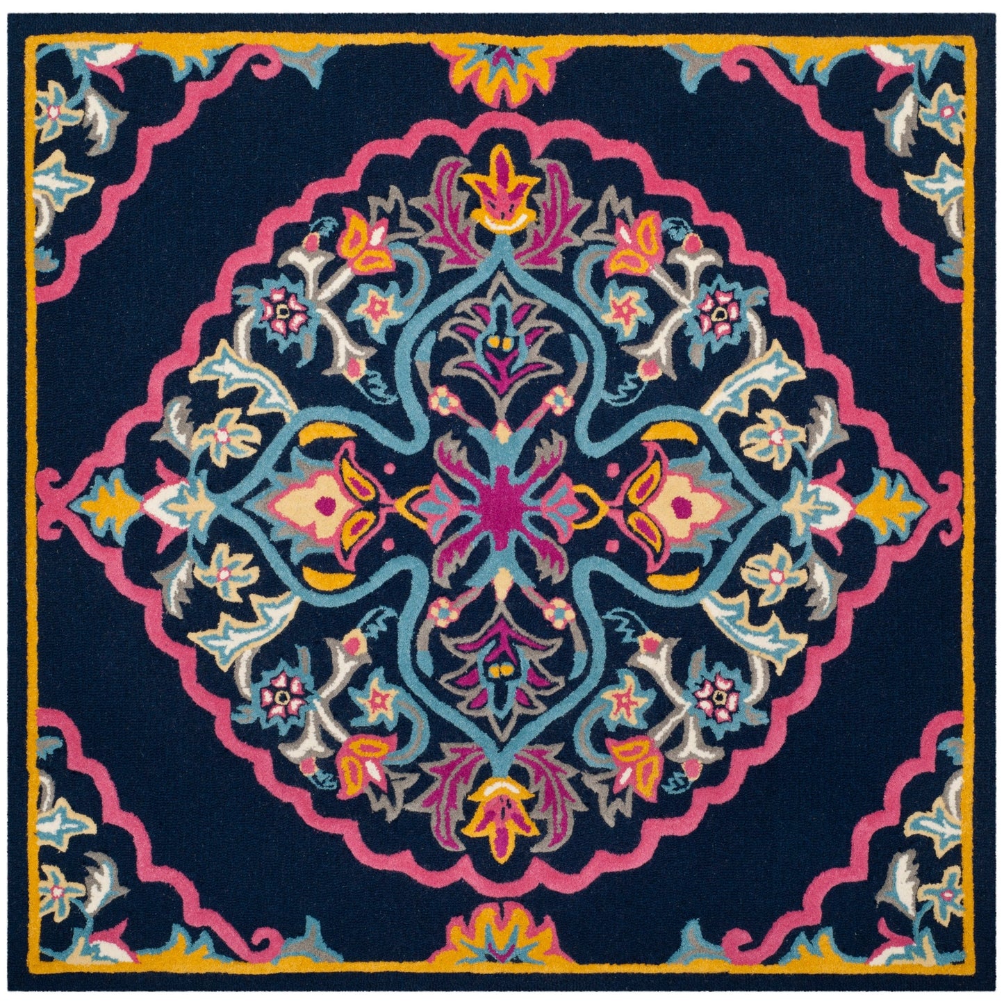 Tapis en laine SAFAVIEH fait main Bellagio Cailin Medallion